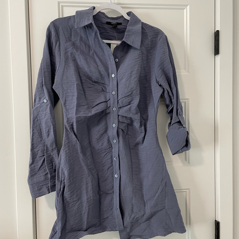 Brand new with tags forever 21 linen shirt dress size L